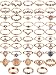 Vintage 48 Pieces Knuckle Ring Set Opal and Turquoise Joint Knuckle Rings for Women Girls Bohemian Five Finger Stackable Rings Set Retro Vintage Jewelry (Style C)