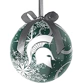 NCAA 3-1/4" Large Decoupage Ball Ornament (Michigan State Spartans)