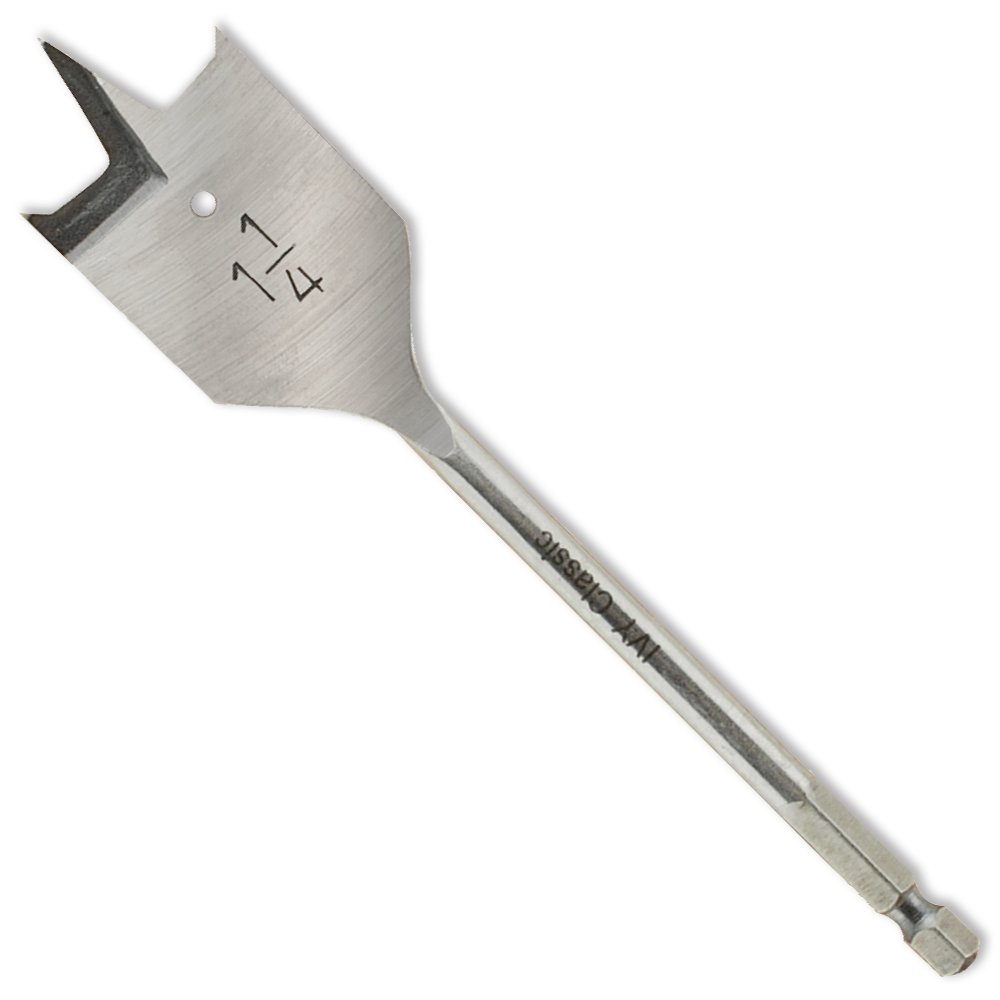 IVY Classic 10720 1-1/4 x 6-Inch Swift Bore® Wood Spade Bit, High-Carbon Steel, 1/Card — image 1