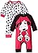 Gerber Baby-Girls Newborn 2 Pack Coverall, Dog, 24 Months
