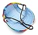 Happy Hours - Small Pet Dog Cat Baseball Visor Sports Hat Cap Puppy Summer Baseball Outdoor Ear Holes Sunbonnet Outfit Elastic Leather Neck Strap 6 Colors 2 (Stripes, Size S)