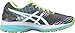 ASICS Women's Gel-Nimbus 18 Running Shoe, Titanium/White/Turquoise, 6.5 M US
