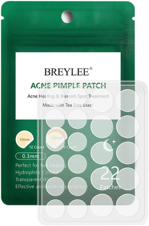 Ritioner BREYLEE Invisible Acne Removal Use at Night Pimple Patch Skin Care Targeted Spot & Blemish Treatment Acne…