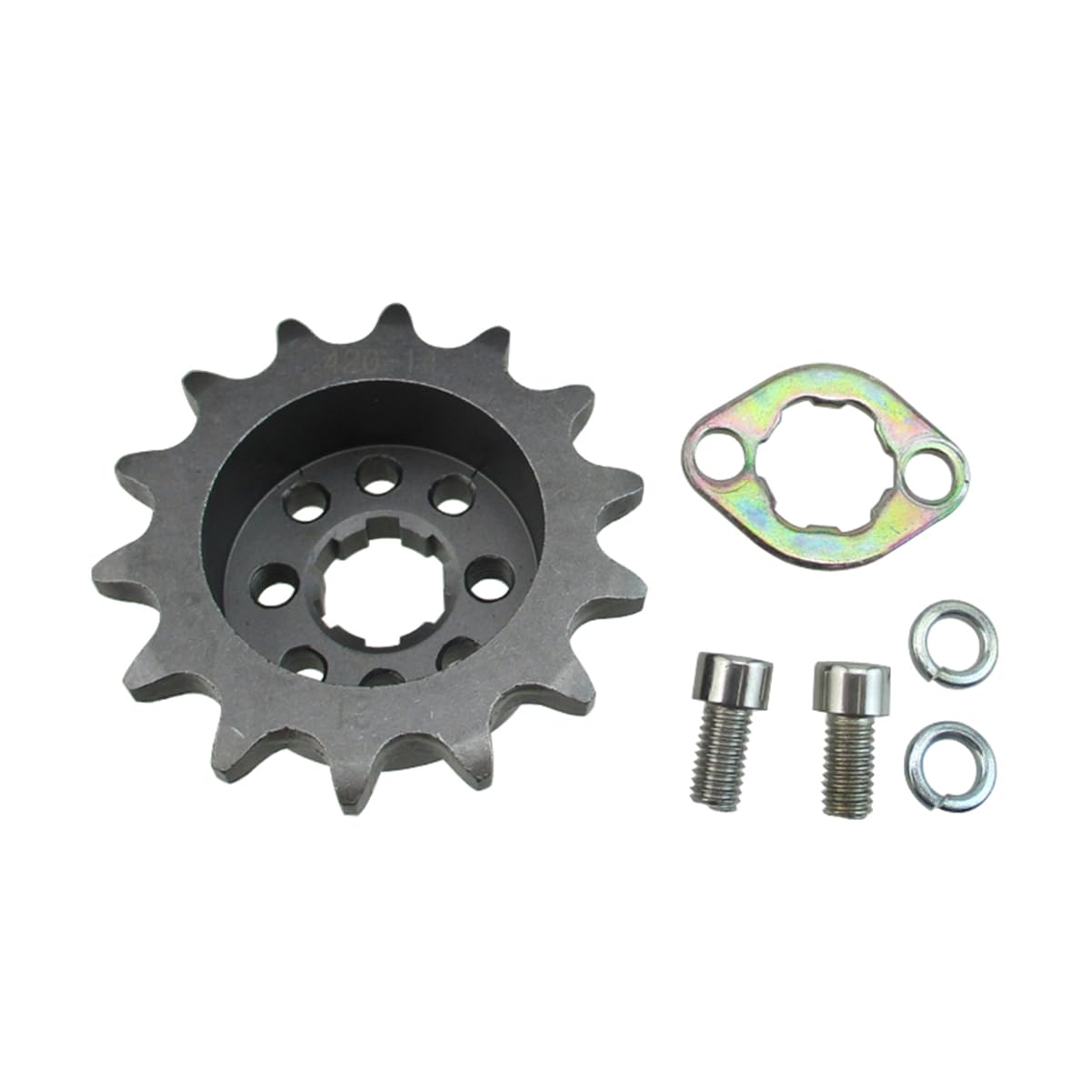 Photo 1 of Ouyunou -14t+15mm Offset Front Sprocket For Zonghsen ZS190 Daytona Anima 190cc 212cc Engine Honda CRF110F Monkey Grom 125 And Most Chinese Made Bikes
