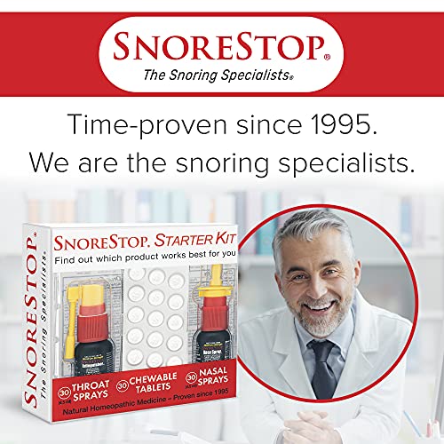 Snore Stop Snoring Solution Starter Kit, Natural AntiSnoring Aid