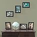 Picture Frame Set, 5x7 Frames Pack For Picture Gallery Wall With Stand and Hanging Hooks, Set of 6 By Lavish Home (Black)
