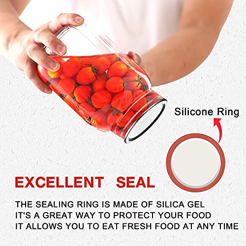 Canning Lids 130PCS Mason Jar Lids Wide Mouth Canning Lids AntiRust