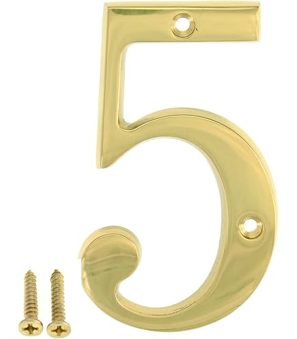 DEWEL Números Flotantes De 8 Pulgadas Para Exteriores, Números De Dirección Modernos Negros Para