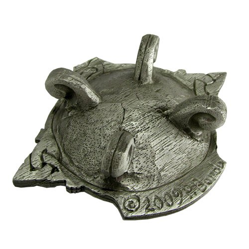 Pewter Moon Phase Pentacle Wiccan Altar Bowl