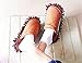 Kangkang@ Coffee Stripes Microfiber Magic Cleaning Slippers For Men