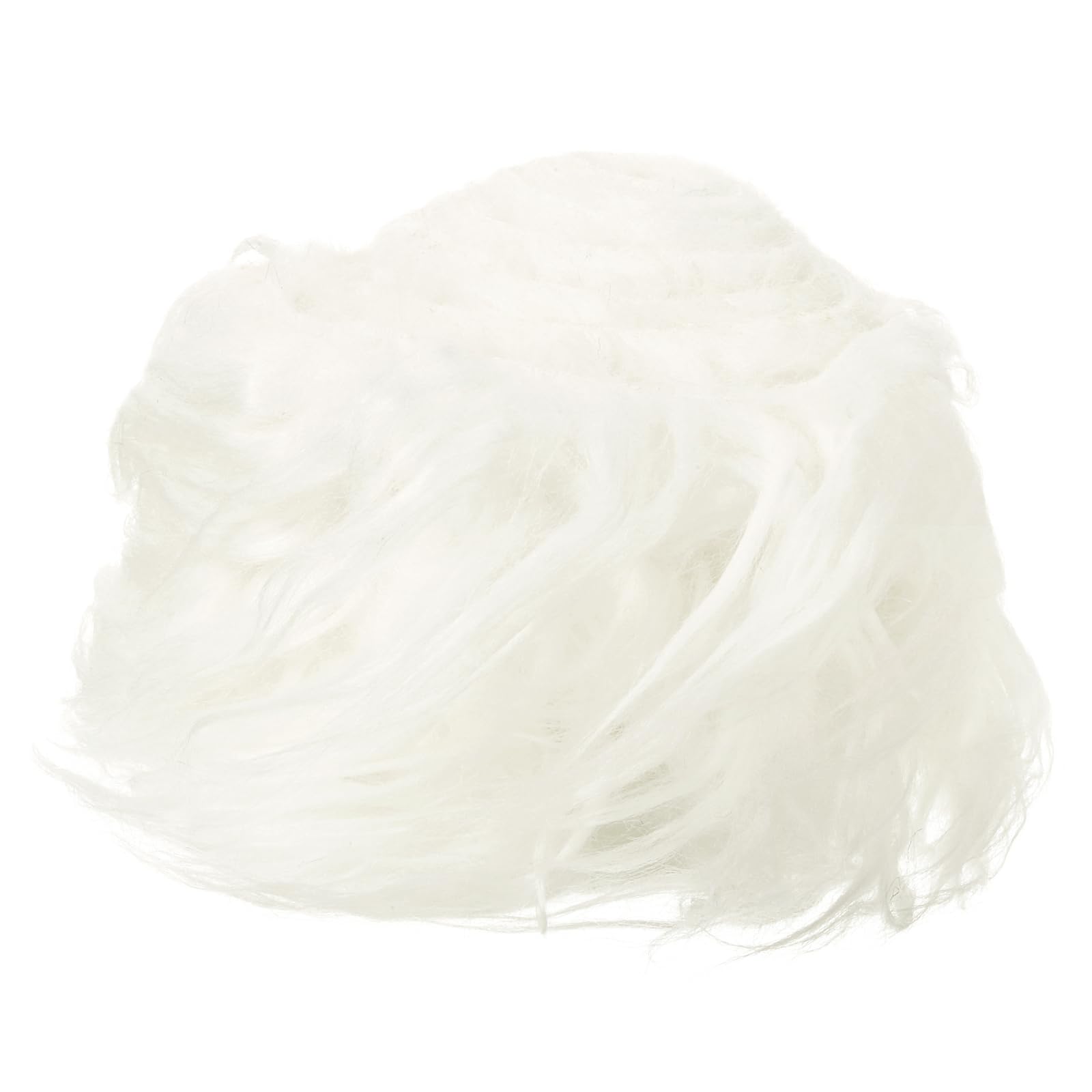 PATIKIL Plush Faux Fur Fabric Precut Strips, 59" x 4" Fluffy Faux Fur Ribbon for DIY Crafts Christmas Halloween Gnome Beard, White
