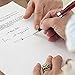 Ballpoint pen gift office writing set KZL908 Gel Ink Roller Ball Pens for Signature Calligraphy metal materials body with gift box and 2 black ink refill red barrel classic design