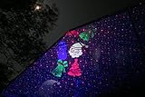 Indoor/Outdoor Blue and Green moving laser firefly with LED Holiday day party Light