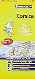 Michelin Map France: Corsica 345 (Maps/Local (Michelin)) (English and French Edition) by 