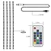 Achivy LED Lighting Strip RGB Adhesive USB LED TV Strip with 17keys RF Remote for HDTV and Monitors Background Lighting (4 x 1.64ft/2M)