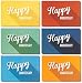 36 Pack Anniversary Card Set - Happy Anniversary Cards - Assorted Blank Greeting Cards - Colorful Greeting Cards Bulk Set - Retro Inspired Designs, Envelopes Included, 4 x 6 Inches primary