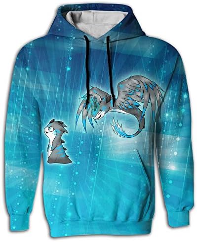 LOCPM LICOPC Hooded Sweatshirt Slugterra Full 3D Sublimation Lovely Adult Hoodie Sweater Medium