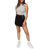 Forever 21 Womens High-Rise Chambray Skort