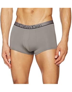 Calvin Klein ID Low-Rise Microfibre Men's Boxer Trunk, Black