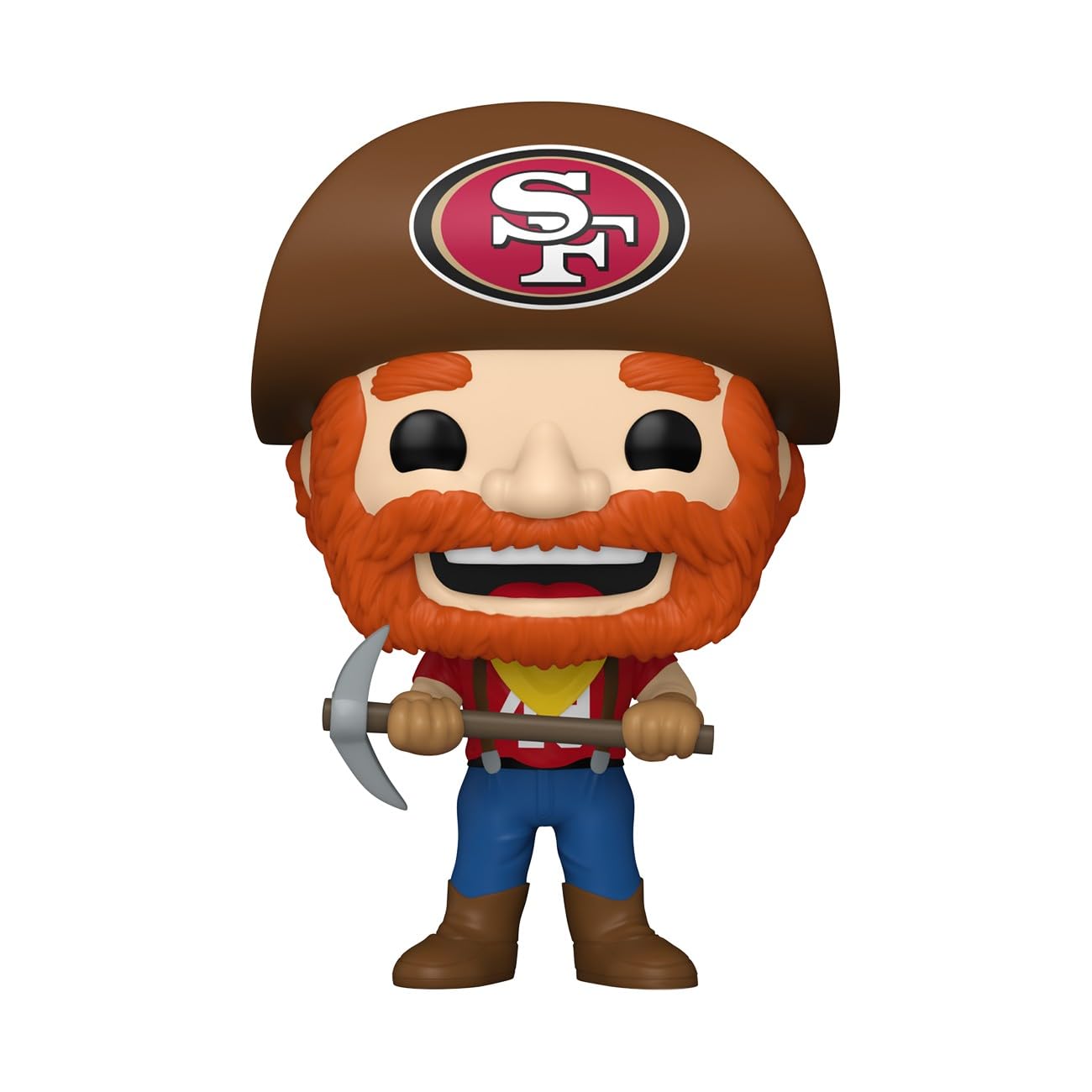 Funko Pop! NFL Mascots: 49ers - Sourdough Sam - NHL Mascots and Marks - Collectable Vinyl Figure - Gift Idea - Official Merchandise - Toys for Kids & Adults - Sports Fans