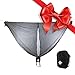 Legit Camping Hammock Bug Net 11 Feet Hammock Mosquito Net - Bug Net for Hammocks to Keep Out Noseeums - Compatible with All Hammock Brands - Includes Ridge Line - (Black)
