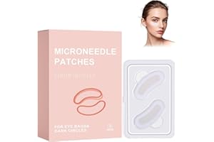 2026 New MicroGlow Eye Patches, Under Eye Patchs Hyaluronic Acid Eye Mask for Dark Circles for Women, Forehead Wrinkle & Smil