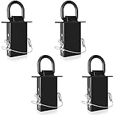 Stake Pocket D Ring for Trailer 1/2" Hitch Pin 4 Holes, 18,000lbs Heavy Duty D-Ring Removable Tie Downs for for Utility Trailers, Flatbed Trucks(4 Pack)