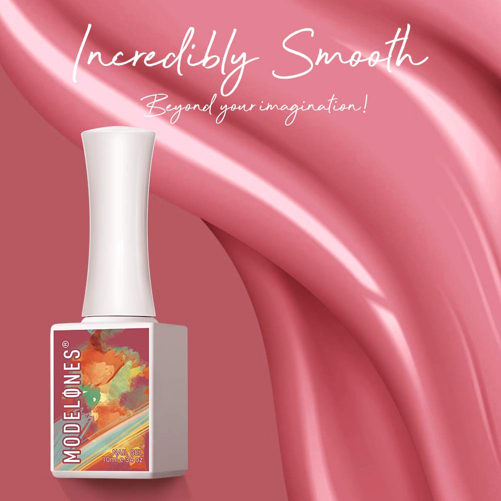 Gel Nail Polish- Modelones Gel Polish- Soak Off Gel Polish- Glitter Red Gel Nail Polish Set- 6 Colors 10 ML 0.33OZ with Gift Box for Nail Art DIY Salon at Home : Beauty