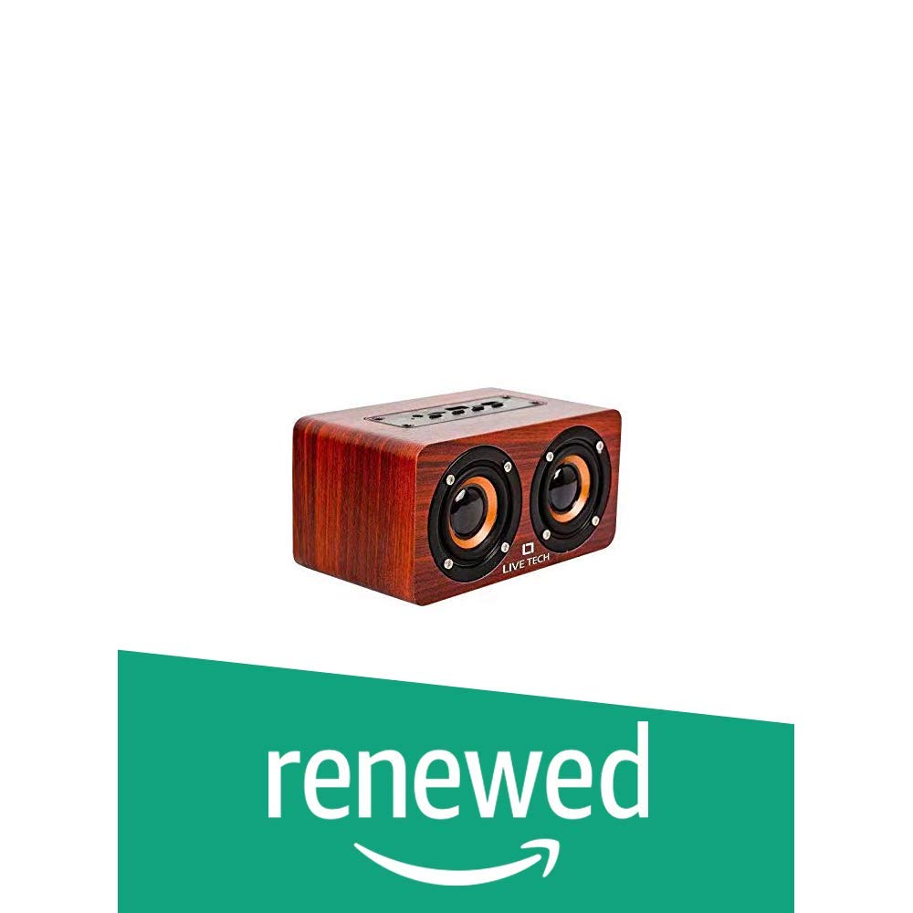 live tech jalsa wireless wooden speaker