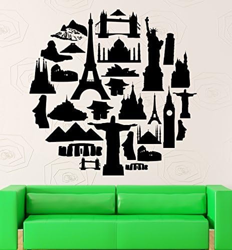 LOVE GIRL Wall Stickers Travel Agency Tourist Attraction Europe Asia Vinyl Decal (ig2396)
