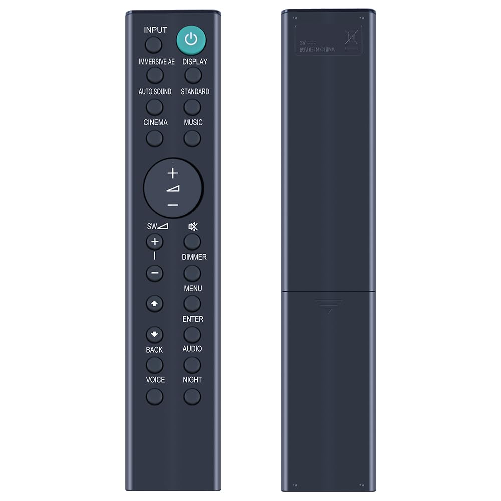 New RMT-AH507U Remote Control for Sony Soundbar, Compatible with HT-G700 HTG700 SA-WG700 SAWG700