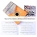 Mugig Kalimba 17 keys with Instruction and Tune Hammer, Portable Thumb Piano Mbira Sanza Mahogany Body Ore Metal Tines