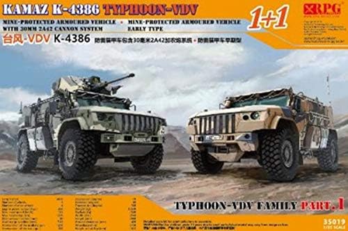 Russian Army Kamaz K-4386 Typhoon-VDV Family Pt.1 Model Kit 35019