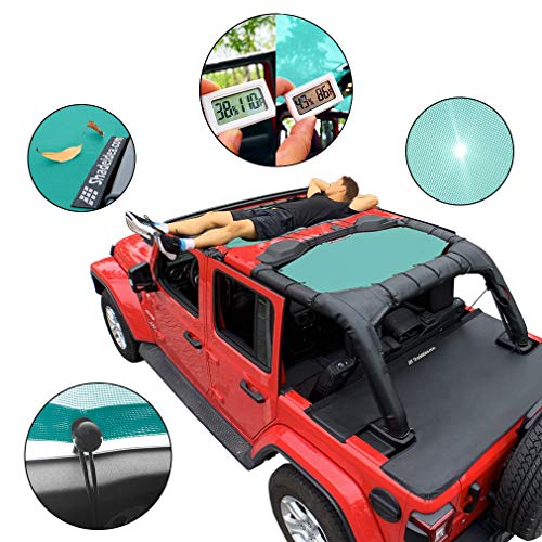 Shadeidea Sun Shade for Jeep Wrangler JL Unlimited (2018Current) 4