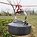 5pcs Ultralight Aluminum Guyline Cord Adjuster for Tent Camping Hiking Backpacking Outdoor Activity,Fixed Antiskid Open Hooks Outdoor Accessories,Red