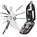Bisgear 14pcs Backpacking Camping Cookware Kitchen Utensil BBQ Organizer Travel Mess Kit with Water Resistant Case, Cutting Board, Rice Paddle, Tongs, Scissors, Knife, Spork