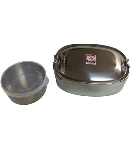 Amazon.com: Zebra Stainless Steel Food Box and Pan with Snap on  