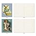 The Best Card Company - 10 Boxed Note Cards Blank (4 x 5.12 Inch) - Bulk Assorted Cards, Vintage Pictures - Vintage Funny Bunnies M2345OCB