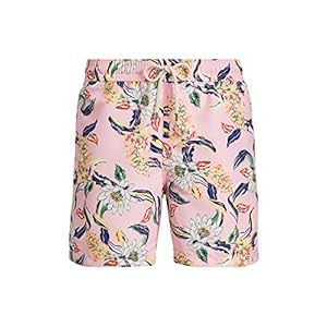 Ralph Lauren Traveler Tropical Badeshorts für Herren, Rosa, Pink – Rosa – Größe: X-Large