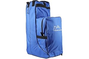 TerkCo Tall Boot and Helmet Bag Equestrian,Helmet Horse Riding Bag,Large Capacity Waterproof 3 in 1 Travel Bag,Waterproof English Bag Carry All(Only Bag)