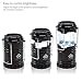 EACHPOLE |3-Pack| Outdoor Camping LED Lantern with Solar Charging Dual Power Supply Built-in Power Bank, APL1565