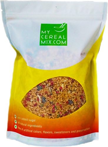 Low Carb High Protein Cereal - Nuts, Seeds and Fruits No Sugar Added All-Natural Grain-Free Cereal - Blueberry and Raspberry 24 oz