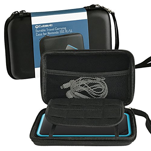 Nintendo 2DS XL Case, Cubevit Cases for New Nintendo 2DS XL/LL, [No bad smells] Protective 2DS XL Case Shell Pouch With 8 Game Slots, Travel Carrying Case Cover Bag for 2DS XL/LL Console & Accessories