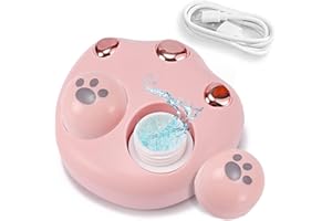 iGeyzoe Contact Lens Cleaner, Portable Contact Lens Cleaning Machine with USB Charger/Battery for Soft Contact Lens/Colored Contact Lens/RGP Lens/OK Lens