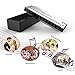 JINLIAG Harmonica for kids or beginners at Parties, Holidays and Special Events as gifts,Diatonic harmonica key of c,Standard 10 Hole Diatonic Harmonica for children