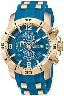 Reloj de cuarzo Pro Diver Invicta para hombre con correa de acero inoxidable, azul, 26 (modelo: 24966)
