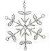 Christmas Ornaments Snowflake Decor Party Anniversary 15 CM Set of 6