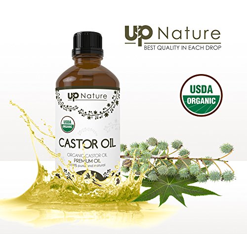 image for UpNature - USDA Organic Castor Oil - Pure, Unrefined, Non-GMO - Cold P