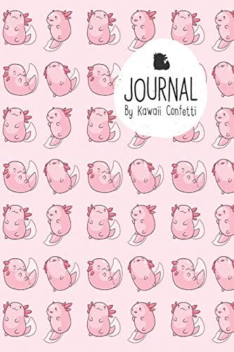 Journal: Cute Pink Axolotl Notebook - Students Kids Teachers - 8.5x11? Large Lined Planner or Diary for School Journaling Writing College Office (Kawaii Stationery Novelty Gifts for Girls & Women)