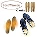 WORLD-BIO Insole Foot Warmers - Long Lasting Safe Natural Odorless Air Activated Warmers - Up to 8 Plus Hour of Heat - 10 Pairs Value Pack